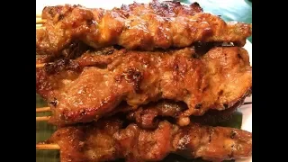 How to Grilled Pork Skewers Thai Style (moo ping) Qhia Ua Nqaij Npuas Ci Noj Qab Heev