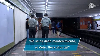 Usuarios no ven solución al problema del Metro con presencia de la Guardia Nacional