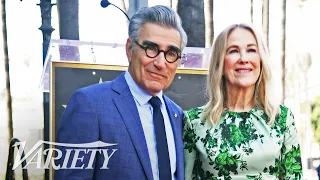 Catherine O'Hara Presents Eugene Levy with His Walk of Fame Star