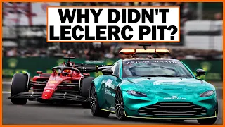 Why didn't Ferrari pit Charles Leclerc at Silverstone?