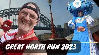 My Great North Run Experience 2023. From Start to Finish and all the cheers