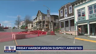 Authorities arrest suspect in downtown Friday Harbor arson case | FOX 13 Seattle