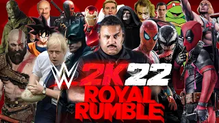 Celebrity Royal Rumble in WWE 2K22