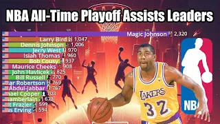 NBA All-Time Playoff Assists Leaders (1946-2023) - Updated