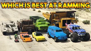 GTA 5 ONLINE : WHICH IS BEST AT RAMMING? (NON RAMP EDITION)