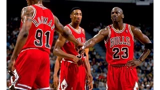 NBA Greatest Trios: Jordan, Pippen & Rodman vs Heat (1996)