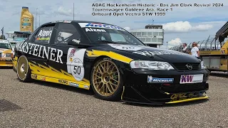 ADAC Hockenheim Historic 2024 Onboard Opel Vectra STW 1999 Tourenwagen Goldene Ära Race 1