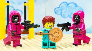 LEGO Squid Game Parody | Battle Dalgona Candy Challenge