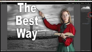 The BEST WAY to Process a B&W Image in LIGHTROOM