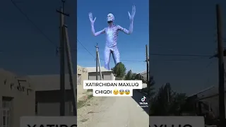 MAHLUQ CHIQDI XATIRCHIDAN TEZDA KURING XUSHYOR BULING TIK TOK VIDEOS🤣😅