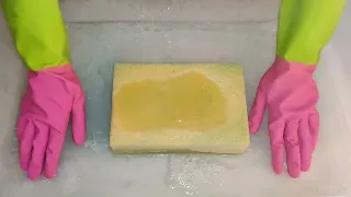 ASMR Sponge Squeeze - Shampoo Series: The Block Sponge