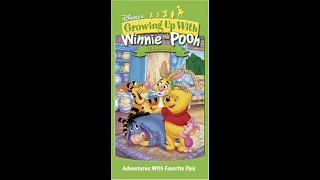 Opening to Growing Up with Winnie the Pooh: Friends Forever 2005 VHS