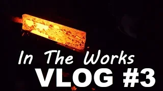 Forge Welding a Mosaic Damascus Billet and Claying a Katana for Heat treat