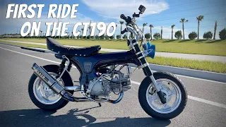 First Ride on the Honda CT190 (CT70 / Dax)