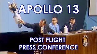 APOLLO 13 - Full Post Flight Press Conference (1970/04/21) Lovell, Swigert, Haise