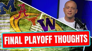 Josh Pate On Alabama vs Michigan & Texas vs Washington (Late Kick Cut)