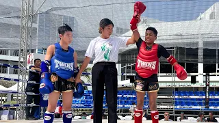 12yr old Muay Thai Prodigy Tito Johnson, WBC Thailand Championship Fight!