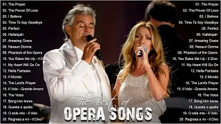 Andrea Bocelli, Céline Dion, Sarah Brightman, Luciano Pavarotti, IL Divo,...Opera Songs 2024