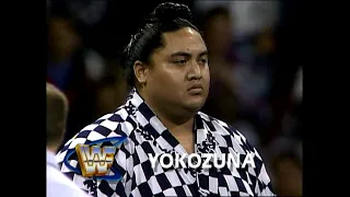 Yokozuna Flattens Another Jobber! (feat Mr Fuji) 1993 (WWF)