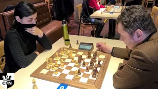 WGM E. Mirzoeva (2204) vs K. Kudryavtsev (1734). Chess Fight Night. CFN. Blitz