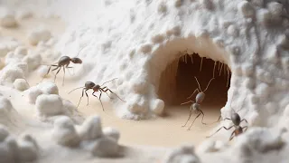 Sand Ant Farm 🐜 100 Hours of digging Tunnels 🐜 Time Lapse