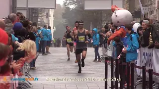 arrivee 21km - Marathon de Toulouse 2018