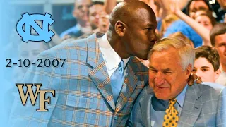 UNC Basketball: #5 North Carolina vs Wake Forest | 1957/1982 Reunion | 2-10-2007 | Full Game