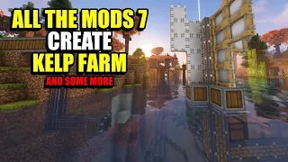Ep58 Create Kelp Farm - Minecraft All The Mods 7 Modpack