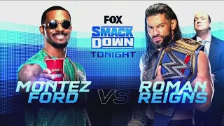 Roman Reigns vs Montez Ford (Full Match Part 1/2)