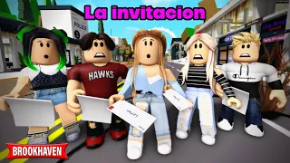 LA INVITACION - Parte 1 | Roblox Brookhaven rp | Mini pelicula(Con voces) Historia de Roblox