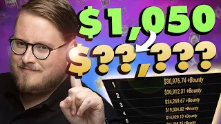 FIVE FIGURE SCORE IN THE $1,050 KO? | PokerStaples Stream Highlights