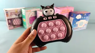 Satisfying KUROMI SANRIO Push Game Electric Pop It toys unboxing and review ASMR Video  #hellokitty
