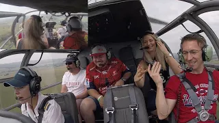 Werner's 40th Birthday Heli Flip