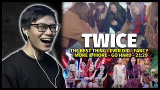 Concert Ready! | TWICE The Best Thing I Ever Did, Fancy, More&More, Go Hard, 21:29 Reaction