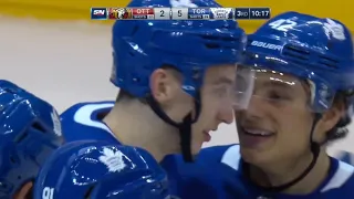 Ilya Mikheyev scores his first NHL goal!  10/02/2019 (Ottawa Senators at Toronto Maple Leafs)