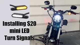 Installing cheap LED Turn Signals on the Sporty