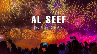 New Year 2023 - Dubai Fireworks Show at Al Seef District Dubai 🇦🇪