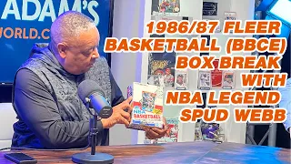 Breaking A 1986/87 Fleer Basketball Box (BBCE) w/ NBA Legend Spud Webb | 3 Jordan Rookies Pulled!