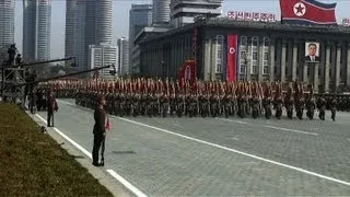 Desfile militar en Corea del Norte