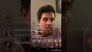 John Mayer on Instagram Live- July 2,2018