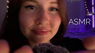 ASMR~Super Tingly Up-Close Trigger Words With Hand Movements For Guaranteed Sleep😴 (semi-inaudible)