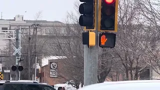 Traffic Lights with Railroad Crossing - Omaha St and 3rd St - Rapid City, SD
