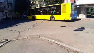 Автобус №7.Центральний вокзал-Львівська площа.Лаз А183 #1874/Bus №7.Central railway st.-Lvivska sq.