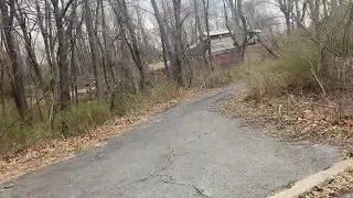 Former rest stop; abandoned PA Turnpike