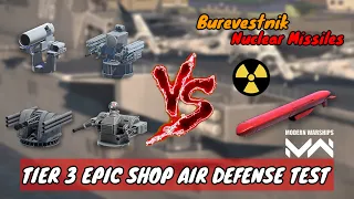 Tier 3 Epic Air Defense Vs New Burevestnik Nuclear Missile | Modern Warships