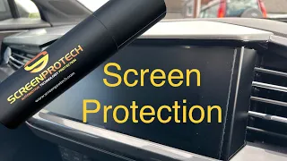 Screen ProTech installation for Audi Q4 E-Tron (screen protector/Mods)