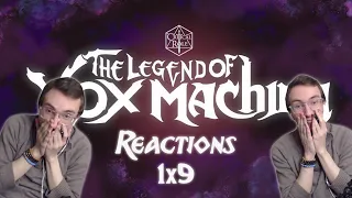 The Legends of Vox Machina Reactions 1x9 | THIS ONE HAS EVERYTHING