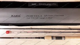 СЛОМАЛ НА ФУЙ УДИЛИЩЕ Kaida FortexaThin Feeder 3,9 метра, тест 20-80 гр