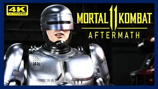 MORTAL KOMBAT 11- ROBOCOP -TODAS LAS ESCENAS - TODOS LOS INTROS Y DIALOGOS EN ESPAÑOL  - 4K 60Ffps