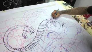 Serpiente en Olas   Composición sobre Infinitos   Cesar Figueroa